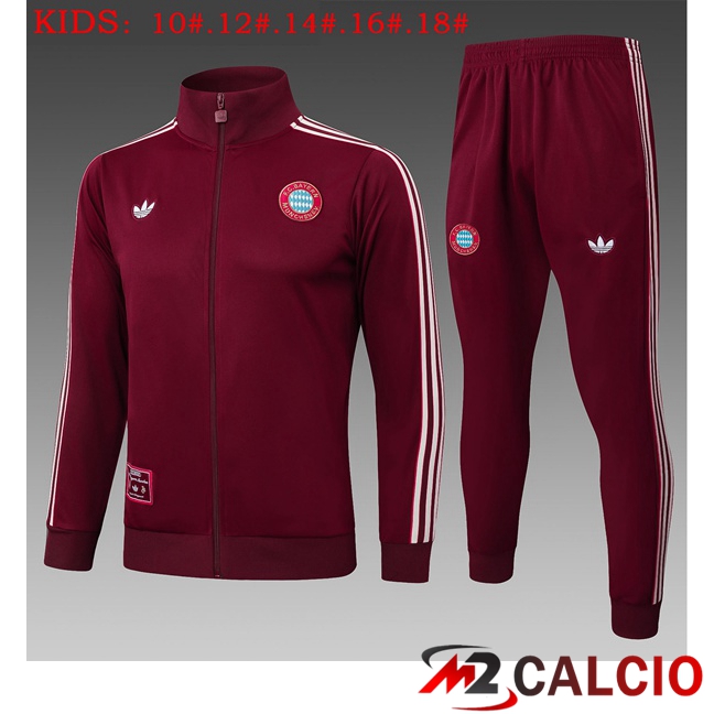 Insieme Tuta Calcio - Giacca Bayern Monaco Bambino Marrone 2025/2026