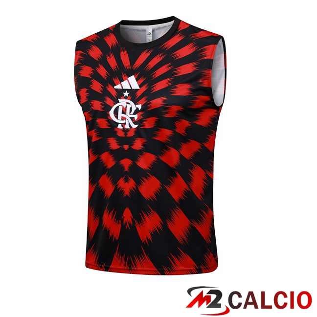 Canotta Allenamento Flamengo Rosso Nero 2025/2026