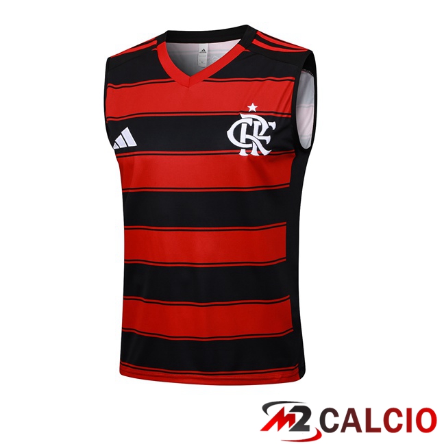 Canotta Allenamento Flamengo Rosso Nero 2025/2026