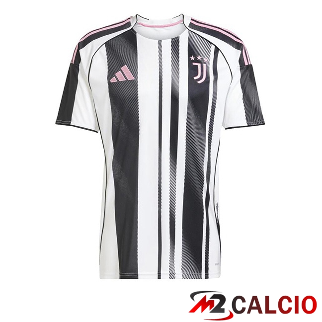 Maglie Calcio Juventus Prima Nero Bianco 2025/2026