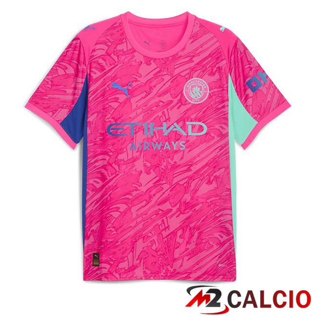 Maglie Calcio Manchester City Portiere Rosa 2025/2026