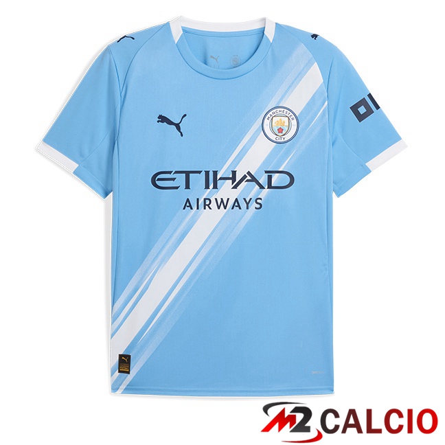 Maglie Calcio Manchester City Prima Blu 2025/2026