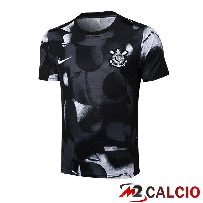 T Shirt Allenamento Corinthians Nero 2025/2026