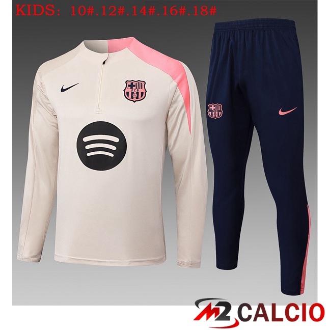 Insieme Tuta Calcio FC Barcellona Bambino Giallo 2025/2026