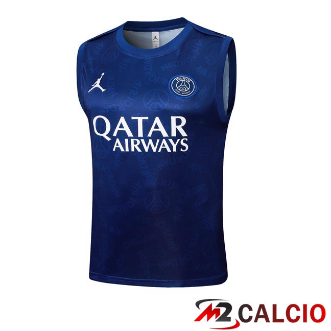 Canotta Allenamento Jordan Paris PSG Blu Reale 2025/2026