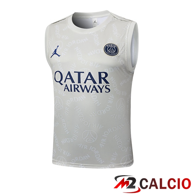 Canotta Allenamento Jordan Paris PSG Grigio 2025/2026
