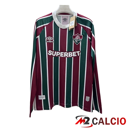 Maglie Calcio Fluminense Manica Lunga Prima 2025/2026