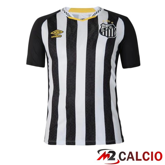 Maglie Calcio Santos FC Seconda Bianco Nero 2025/2026
