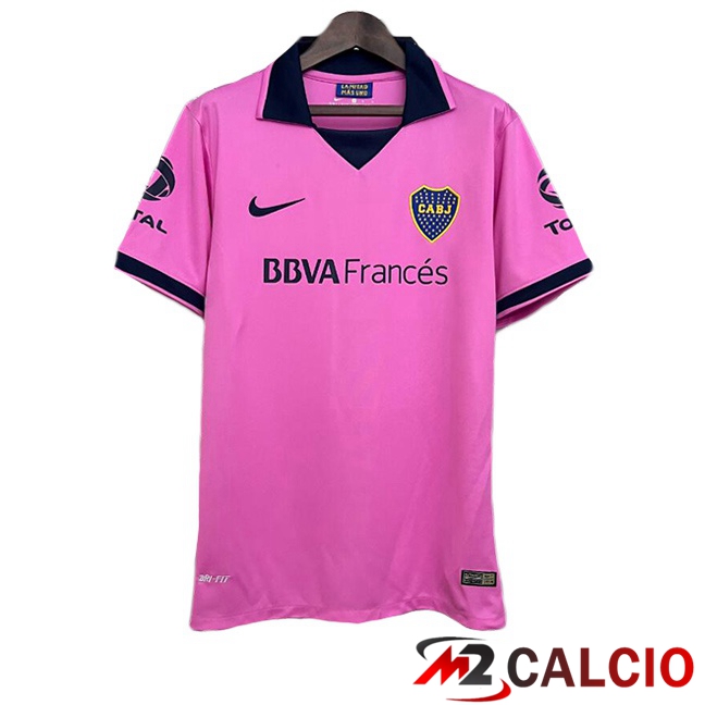 Maglie Calcio Boca Juniors Retro Seconda Rosa 2013-2014