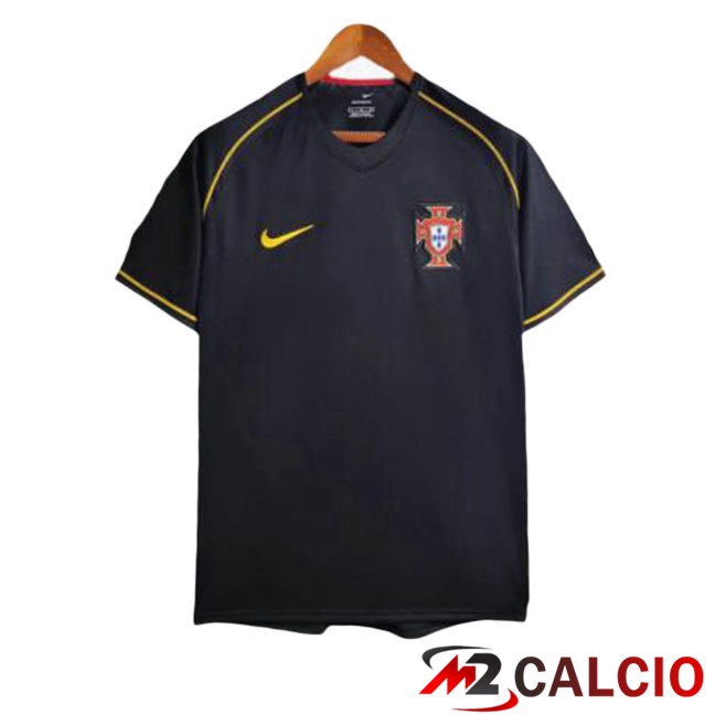 Maglie Calcio Portogallo Retro Seconda Nero 2006