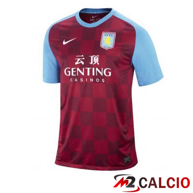 Maglie Calcio Aston Villa Retro Prima Rosso 2011-2012