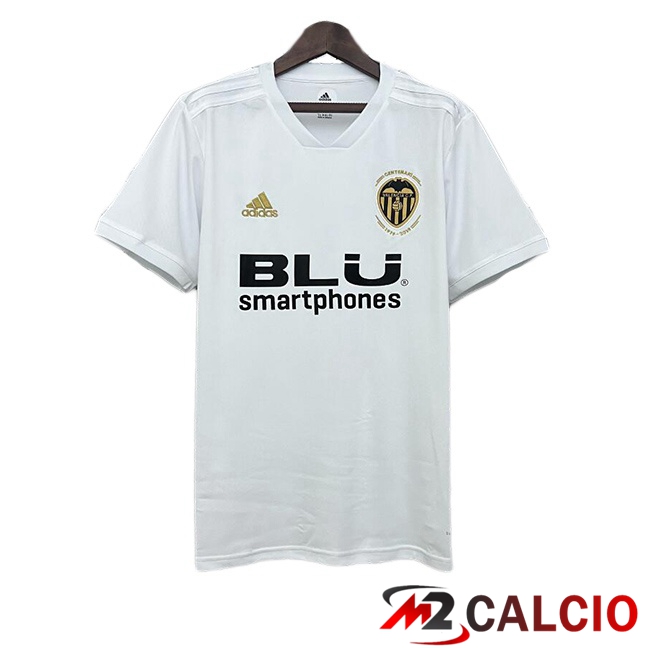 Maglie Calcio Valencia CF Retro Prima Bianco 2018-2019