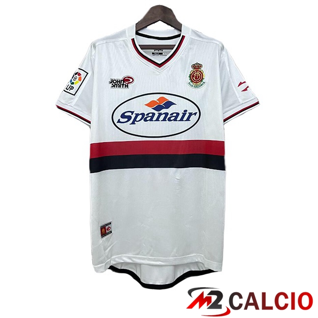 Maglie Calcio RCD Mallorca Retro Seconda Bianco 2001-2002