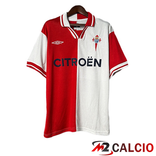 Maglie Calcio Celta Vigo Retro Seconda Bianco Rosso 2001-2002