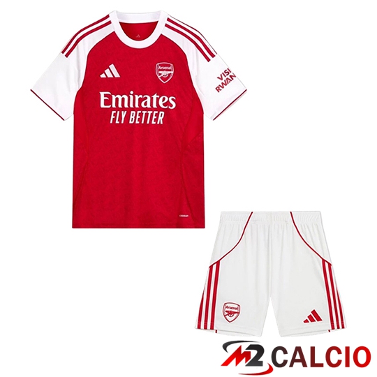 Maglie Calcio Arsenal Bambino Prima 2025/2026