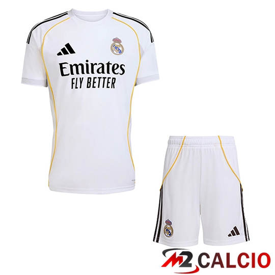 Maglie Calcio Real Madrid Bambino Prima 2025/2026
