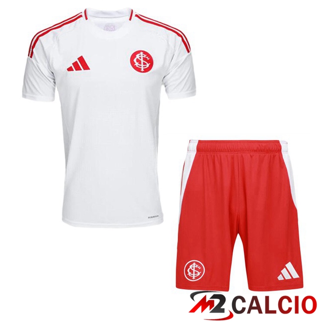 Maglie Calcio SC Internazionale Bambino Seconda Bianco 2025/2026
