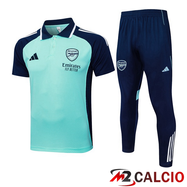 Insieme Polo Arsenal + Pantaloni Verde 2025/2026