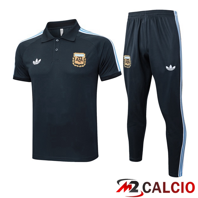 Insieme Polo Argentina + Pantaloni Grigio 2025/2026