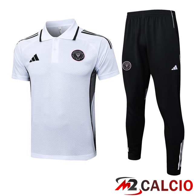 Insieme Polo Inter Miami CF + Pantaloni Bianco 2025/2026