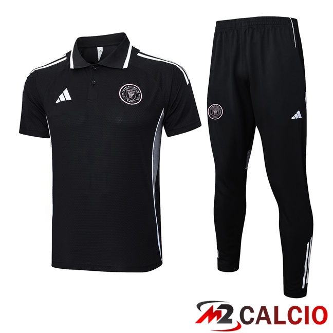 Insieme Polo Inter Miami CF + Pantaloni Nero 2025/2026