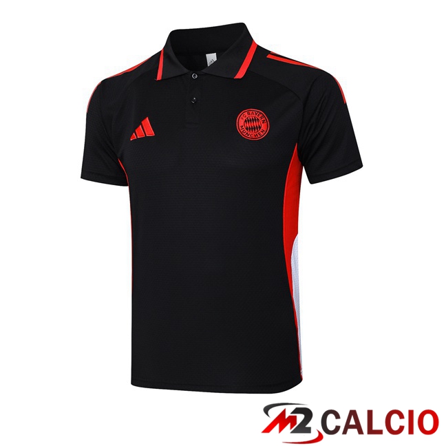 Maglia Polo Bayern Monaco Nero 2025/2026