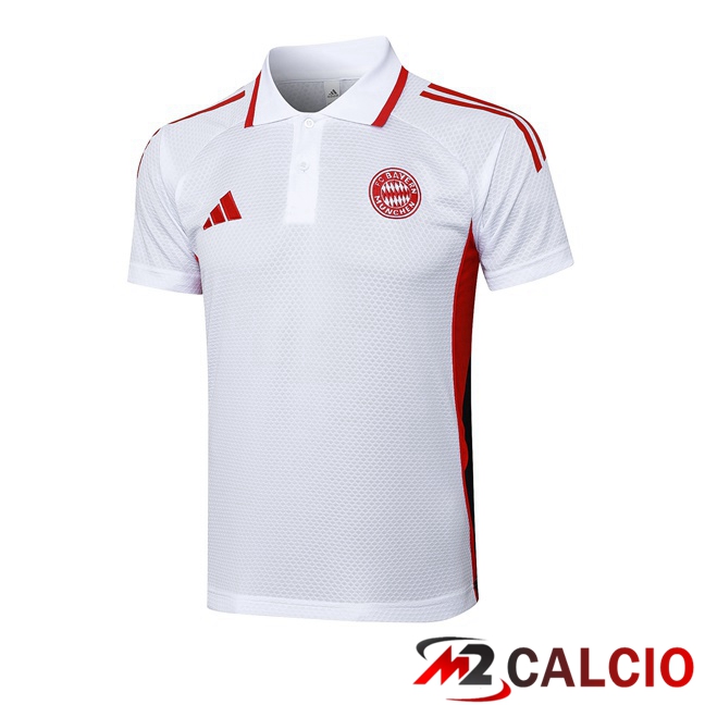 Maglia Polo Bayern Monaco Bianco 2025/2026