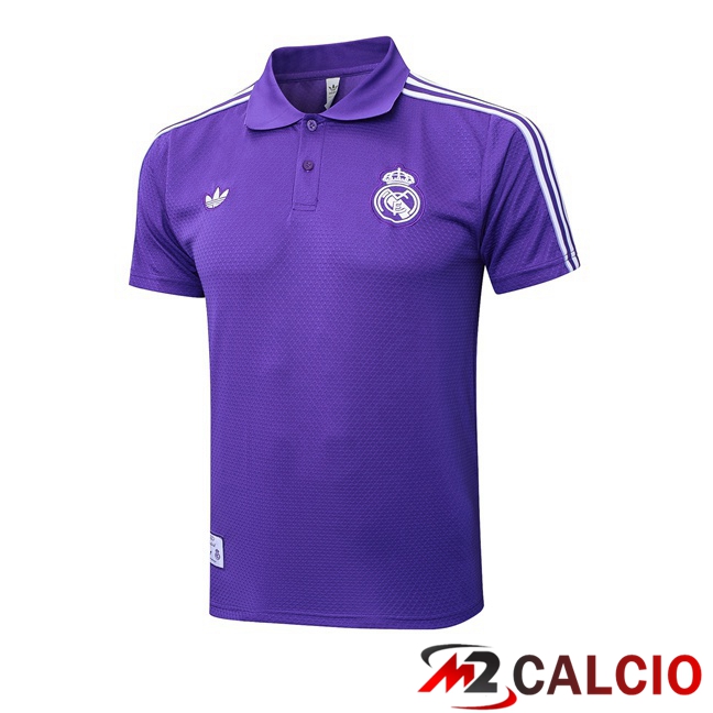 Maglia Polo Real Madrid Viola 2025/2026