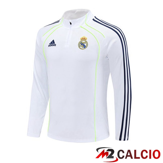 Felpa Allenamento Real Madrid Bianco 2025/2026
