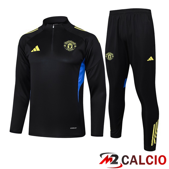 Insieme Tuta Calcio Manchester United Nero 2025/2026