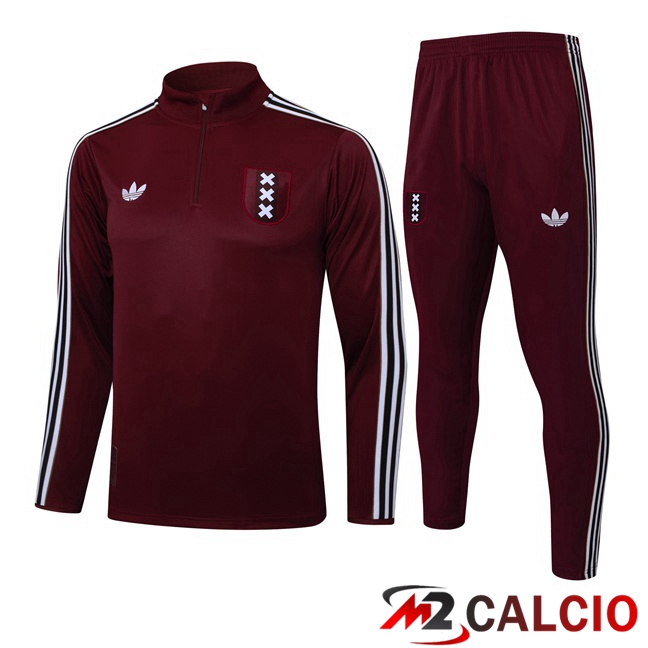 Insieme Tuta Calcio AFC Ajax Rosso 2025/2026