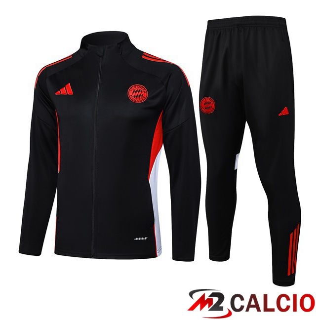 Insieme Tuta Calcio - Giacca Bayern Monaco Nero 2025/2026
