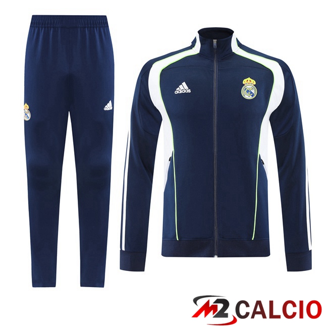 Insieme Tuta Calcio - Giacca Real Madrid Blu Reale 2025/2026