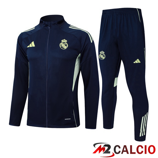 Insieme Tuta Calcio - Giacca Real Madrid Blu Reale 2025/2026