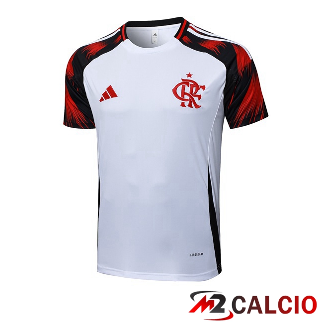 T Shirt Allenamento Flamengo Bianco 2025/2026