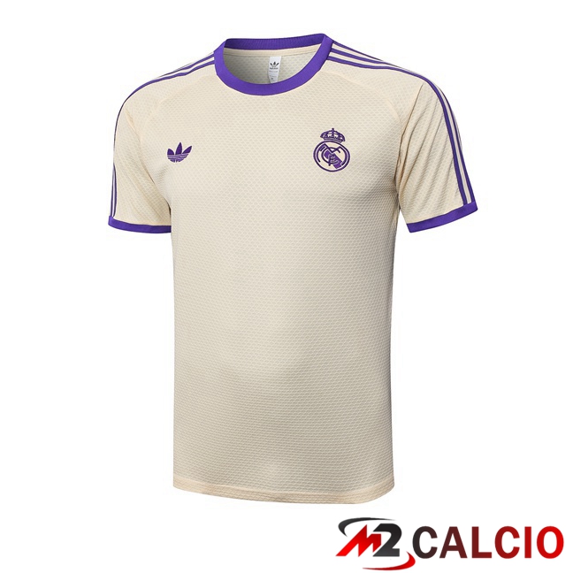 T Shirt Allenamento Real Madrid Giallo 2025/2026
