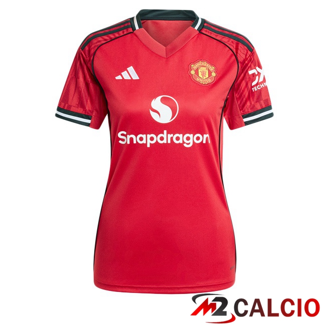 Maglie Calcio Manchester United Donna Prima Rosso 2025/2026