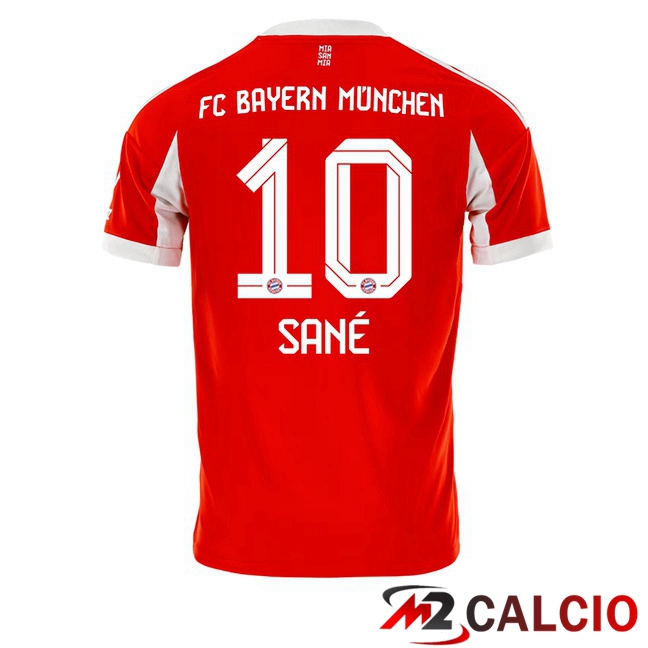 Maglie Calcio Bayern Monaco (Sané 10) Prima Rosso 2025/2026