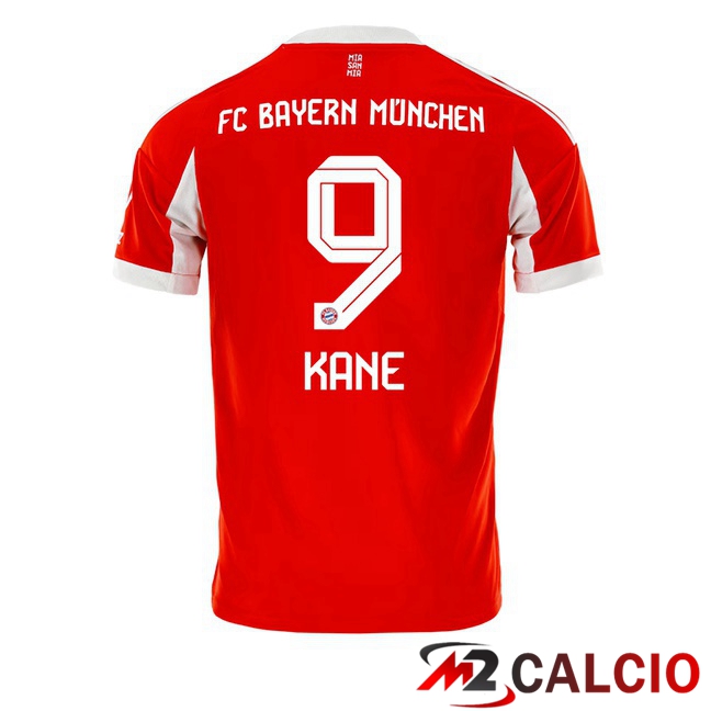 Maglie Calcio Bayern Monaco (Kane 9) Prima Rosso 2025/2026