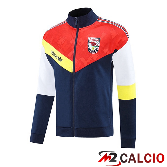 Giacca Calcio Arsenal Rosso Blu Reale 2025/2026