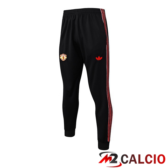 Pantaloni Da Allenamento Manchester United Nero 2025/2026