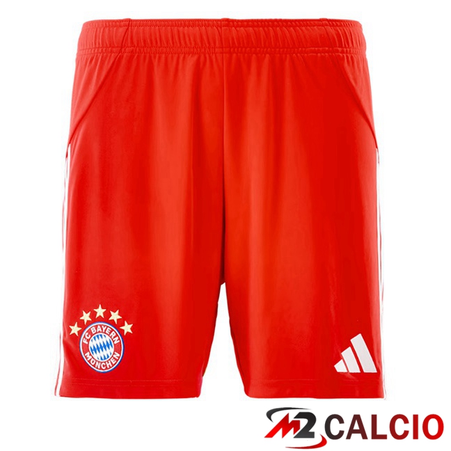 Pantaloncini Calcio Bayern Monaco Prima Rosso 2025/2026