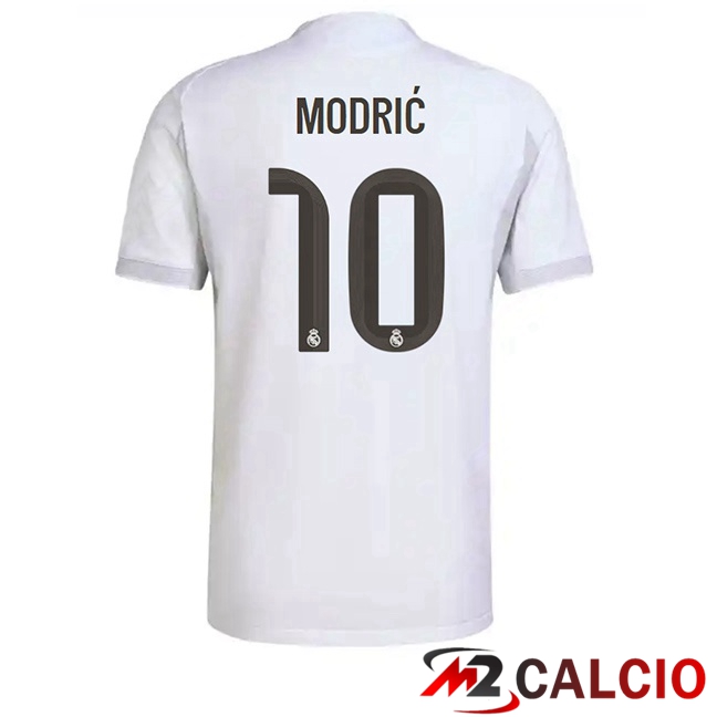 Maglie Calcio Real Madrid (Modrić 10) Prima Bianco 2025/2026