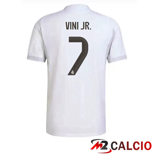 Maglie Calcio Real Madrid (Vini Jr. 7) Prima Bianco 2025/2026