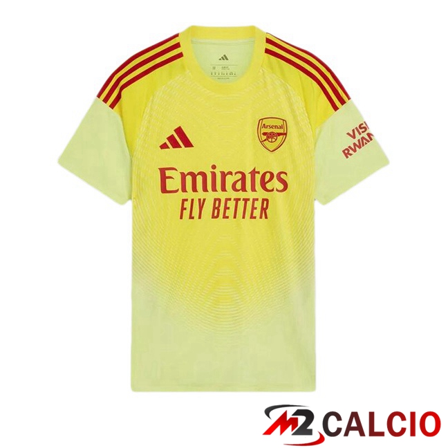 Maglie Calcio Arsenal Portiere Giallo 2025/2026