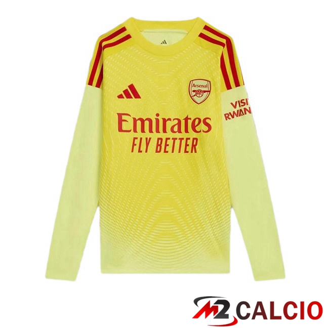 Maglie Calcio Arsenal Portiere Manica Lunga Giallo 2025/2026