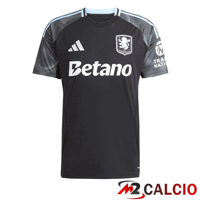 Maglie Calcio Aston Villa Seconda Nero 2025/2026