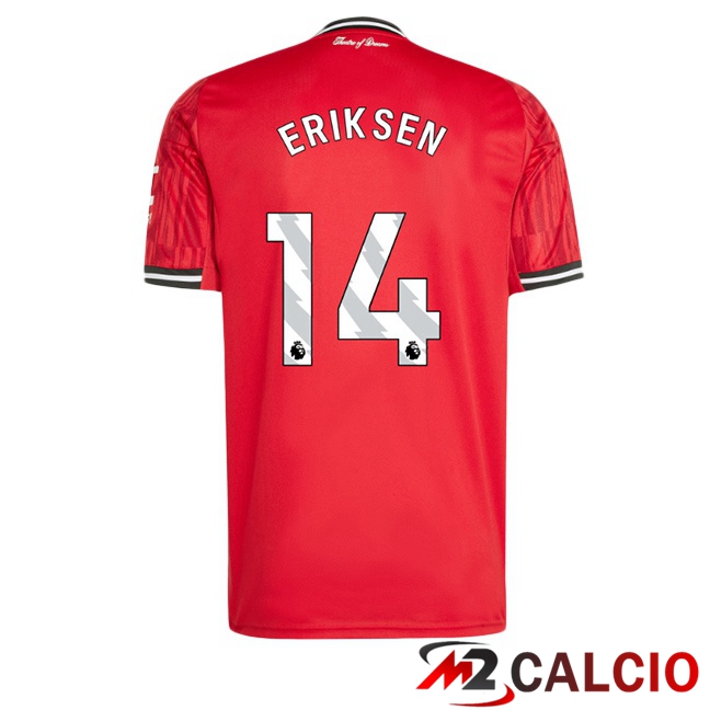 Maglie Calcio Manchester United (ERIKSEN 14) Prima Rosso 2025/2026