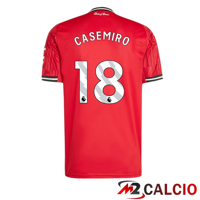 Maglie Calcio Manchester United (CASEMIRO 18) Prima Rosso 2025/2026