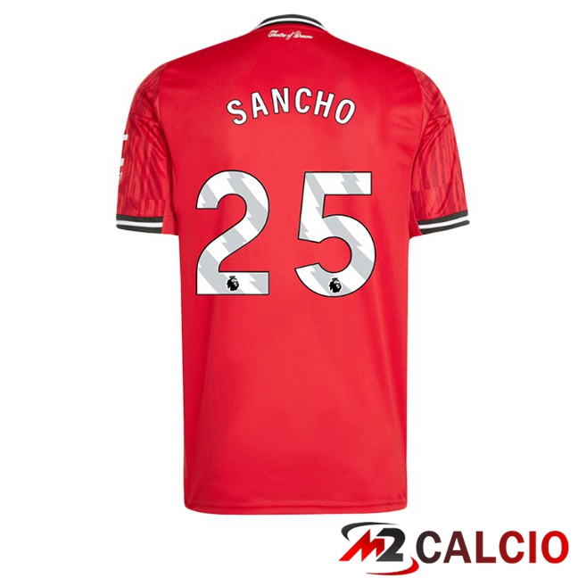 Maglie Calcio Manchester United (SANCHO 25) Prima Rosso 2025/2026